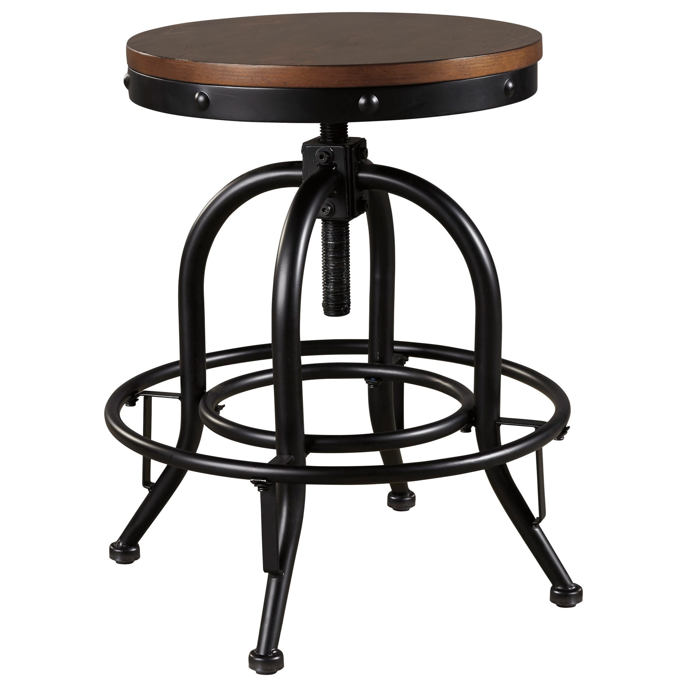 Ashley valebeck swivel hot sale barstool